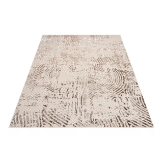 Vzorčasta rjava preproga s 3D učinkom