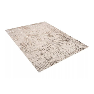 Vzorčasta rjava preproga s 3D učinkom