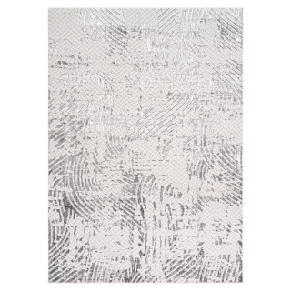 Siva vzorčasta preproga s 3D učinkom