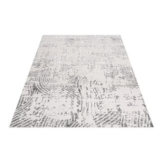 Siva vzorčasta preproga s 3D učinkom