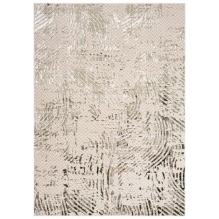 Vzorčasta zelena preproga s 3D učinkom