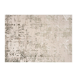 Vzorčasta zelena preproga s 3D učinkom