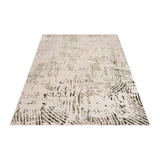 Vzorčasta zelena preproga s 3D učinkom