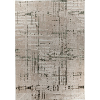 Vzorčasta zelena preproga s 3D učinkom