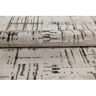 Vzorčasta zelena preproga s 3D učinkom