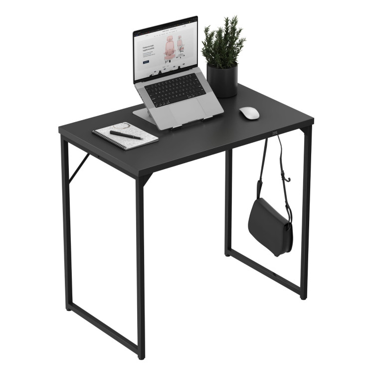 Majhna črna pisalna miza Mark Adler LEADER 1.3 BLACK