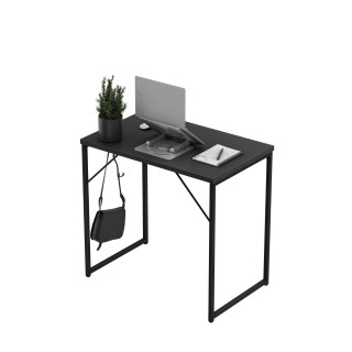 Majhna črna pisalna miza Mark Adler LEADER 1.3 BLACK