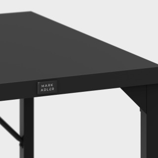 Majhna črna pisalna miza Mark Adler LEADER 1.3 BLACK