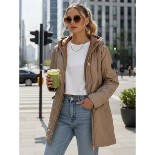 Prehodna bež ženska jakna TY5563