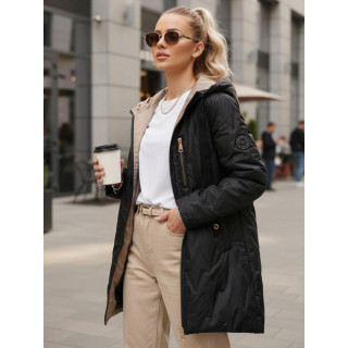 Ženska črna prehodna jakna TY5562