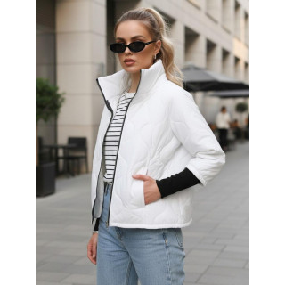 Bela prehodna ženska jakna TY5544