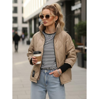 Prehodna bež ženska jakna TY5543