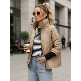 Prehodna bež ženska jakna TY5543