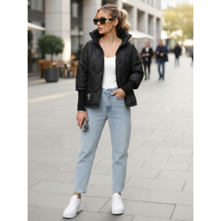 Ženska črna prehodna jakna TY5542