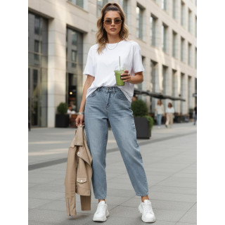 Ženske svetlo modre baggy kavbojke UY2856