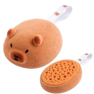 Dvostranska gobica za prhanje z vonjem kapibare