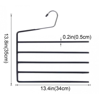 Obešalnik za 5 parov hlač