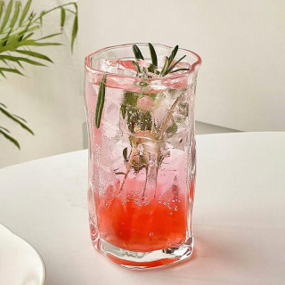 Stekleni lonček iz valovitega stekla - 275 ml