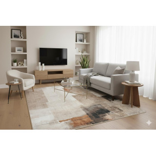 Barvita moderna preproga z vzorcem