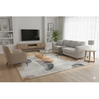 Moderna pisana preproga z vzorcem