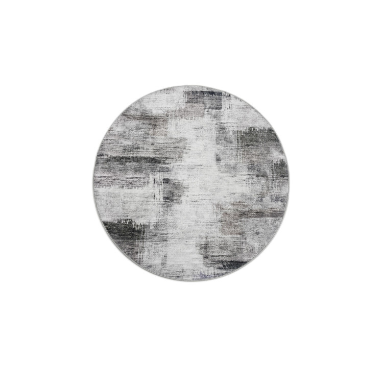 Okrogla preproga z vzorcem