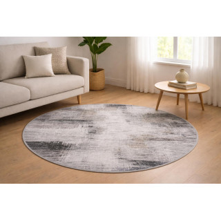 Okrogla preproga z vzorcem