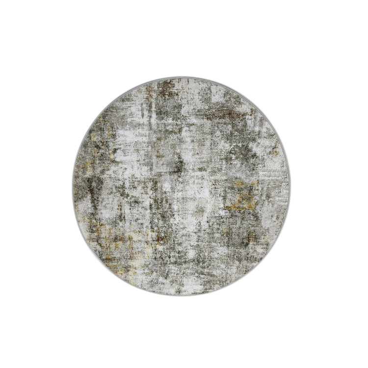 Okrogla vzorčasta preproga