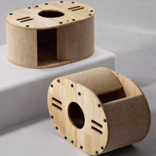 Kartonski praskalnik/mačja postelja