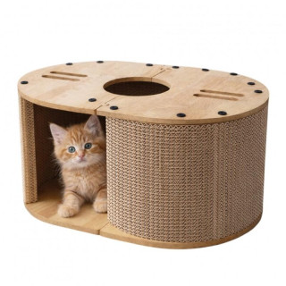 Kartonski praskalnik/mačja postelja