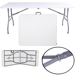 Bela zložljiva banketna miza FEST - 180 cm