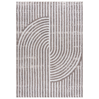 Vzorčasta bež preproga