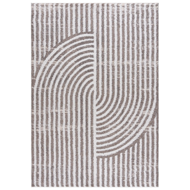 Vzorčasta bež preproga