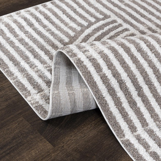 Vzorčasta bež preproga