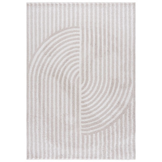 Preproga z vzorcem v kremni barvi