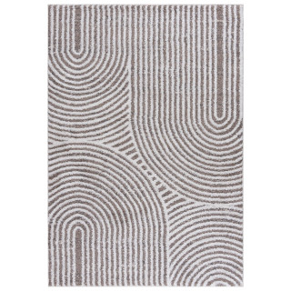 Vzorčasta bež preproga