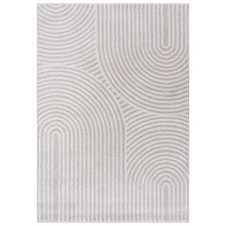 Preproga s kremnim vzorcem