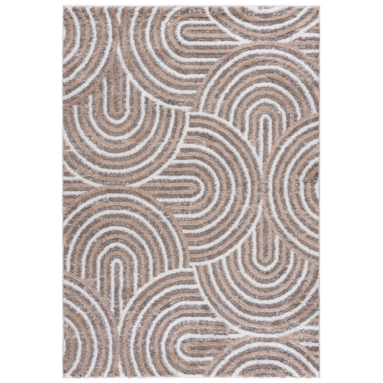 Bež vzorčasta preproga