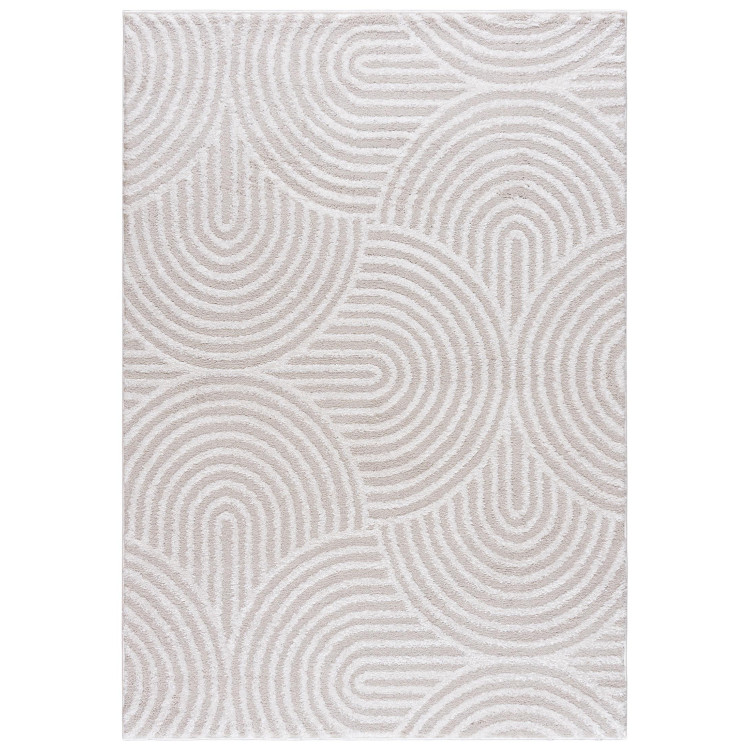 Vzorčasta kremna preproga