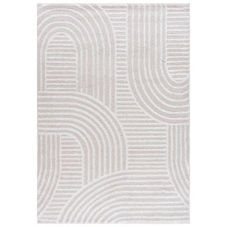 Preproga s kremnim vzorcem