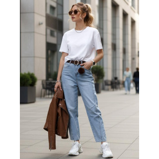 Ženske balonske kavbojke s pasom UY2881