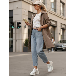 Ženska prehodna parka bež barve TY5558