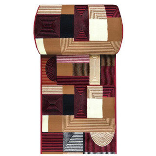 Rdeča vzorčasta preproga