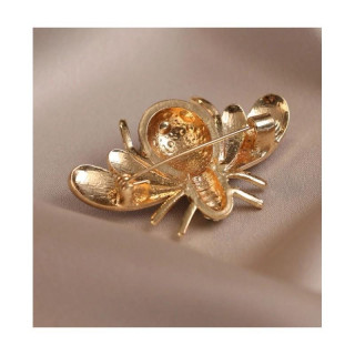 Broška z insekti in cirkoni