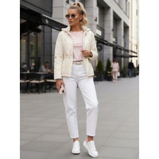 Bela prešita ženska jakna TY5533