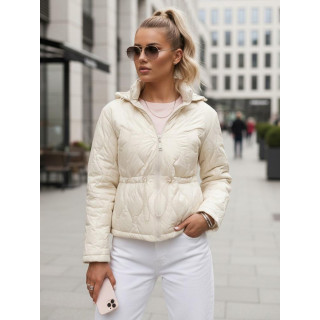 Bela prešita ženska jakna TY5533