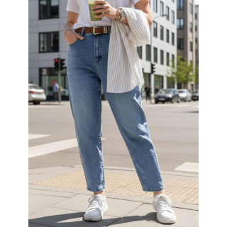 Ženske široke kavbojke s pasom UY2885