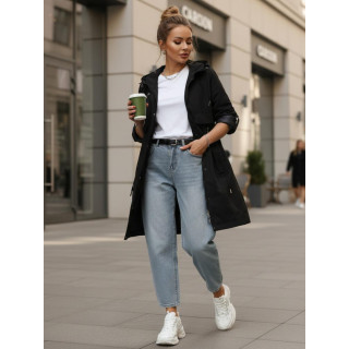 Črna ženska prehodna parka TY5554