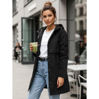 Črna ženska prehodna parka TY5554