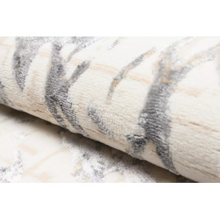 Kremna moderna vzorčasta preproga