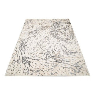 Kremna moderna vzorčasta preproga